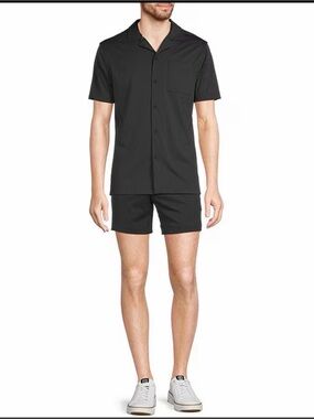 Murano Green Men’s Flat Front Performance 5.5" Inseam Shorts